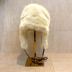 Restoration Hardware “Bone” Fur Hat